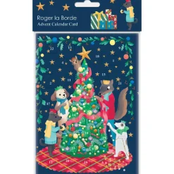 Roger La Borde Bow Wow Wow Advent Calendar Card- Christmas Decorations|Christmas