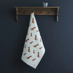 Sweet William Boxer Tea Towel- Tea|Tea Towels