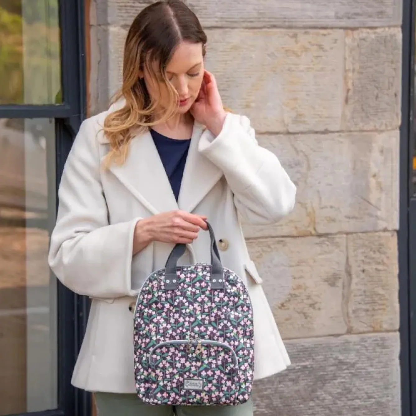 Earth Squared Bags Briar Oil Cloth Alice Backpack- Bags