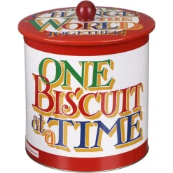 Emma Bridgewater Brighter World Biscuit Barrel- Storage Caddies|Storage