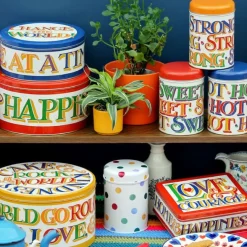 Emma Bridgewater Brighter World Biscuit Barrel- Storage Caddies|Storage