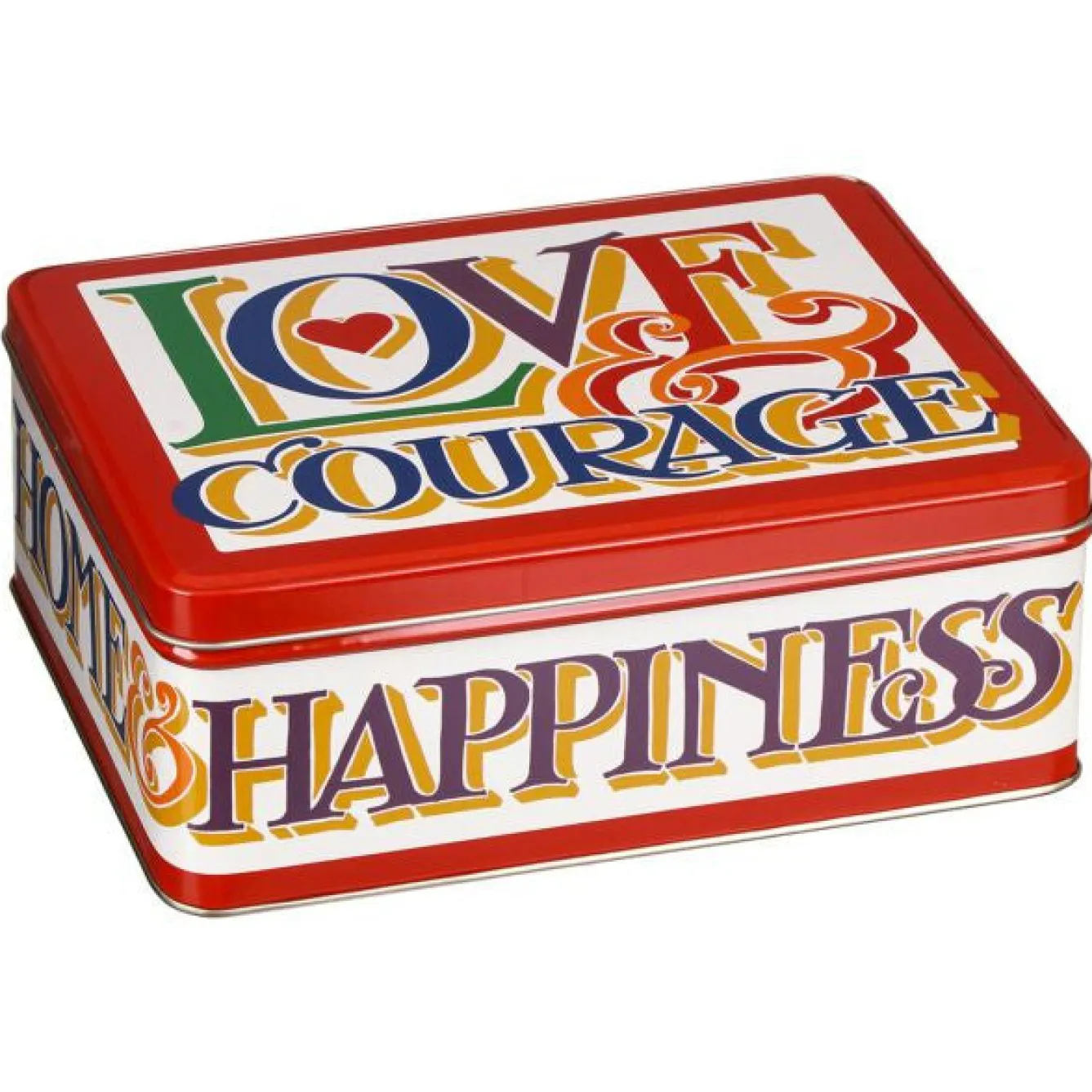 Emma Bridgewater Brighter World Deep Rectangular Tin- Valentine's Day|Novelty
