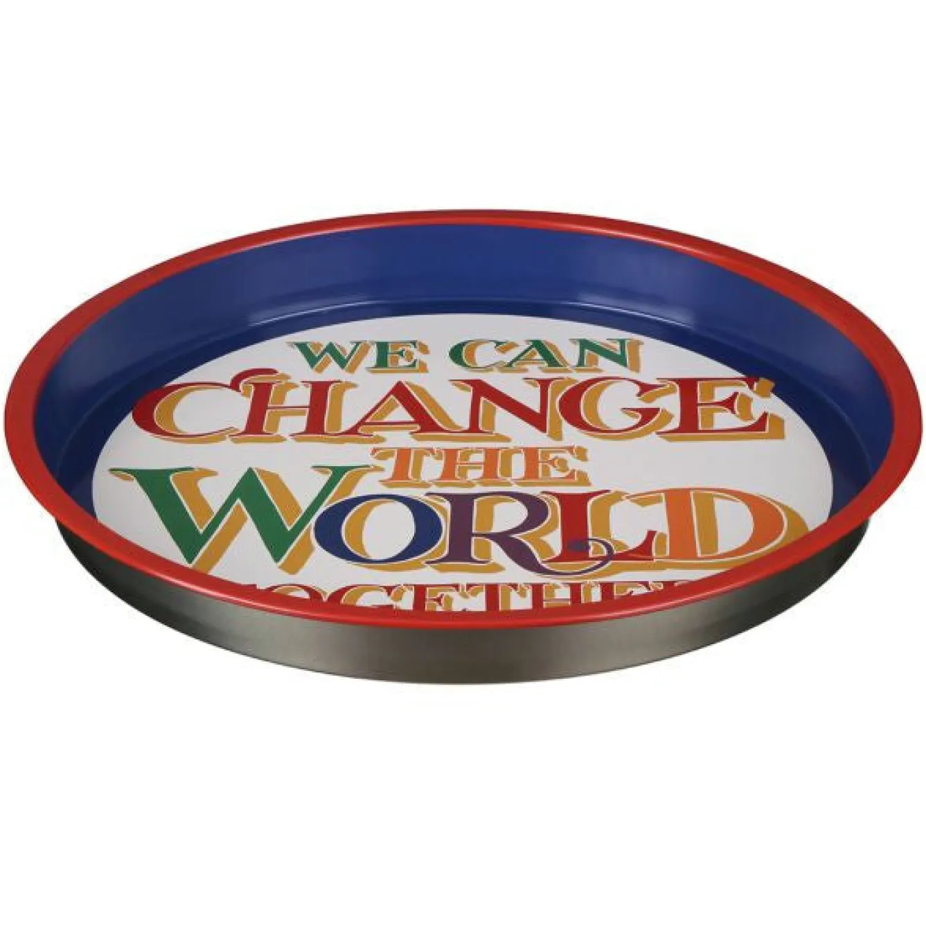 Emma Bridgewater Brighter World Deepwell Tin Tray- Trays|Trays