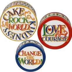 Emma Bridgewater Brighter World Set of 3 Cake Tins- Valentine's Day|Novelty