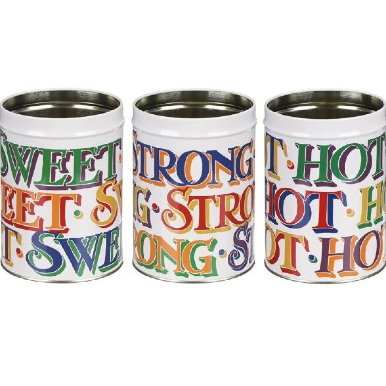 Emma Bridgewater Brighter World Set of 3 Round Caddies- Valentine's Day|Storage Caddies