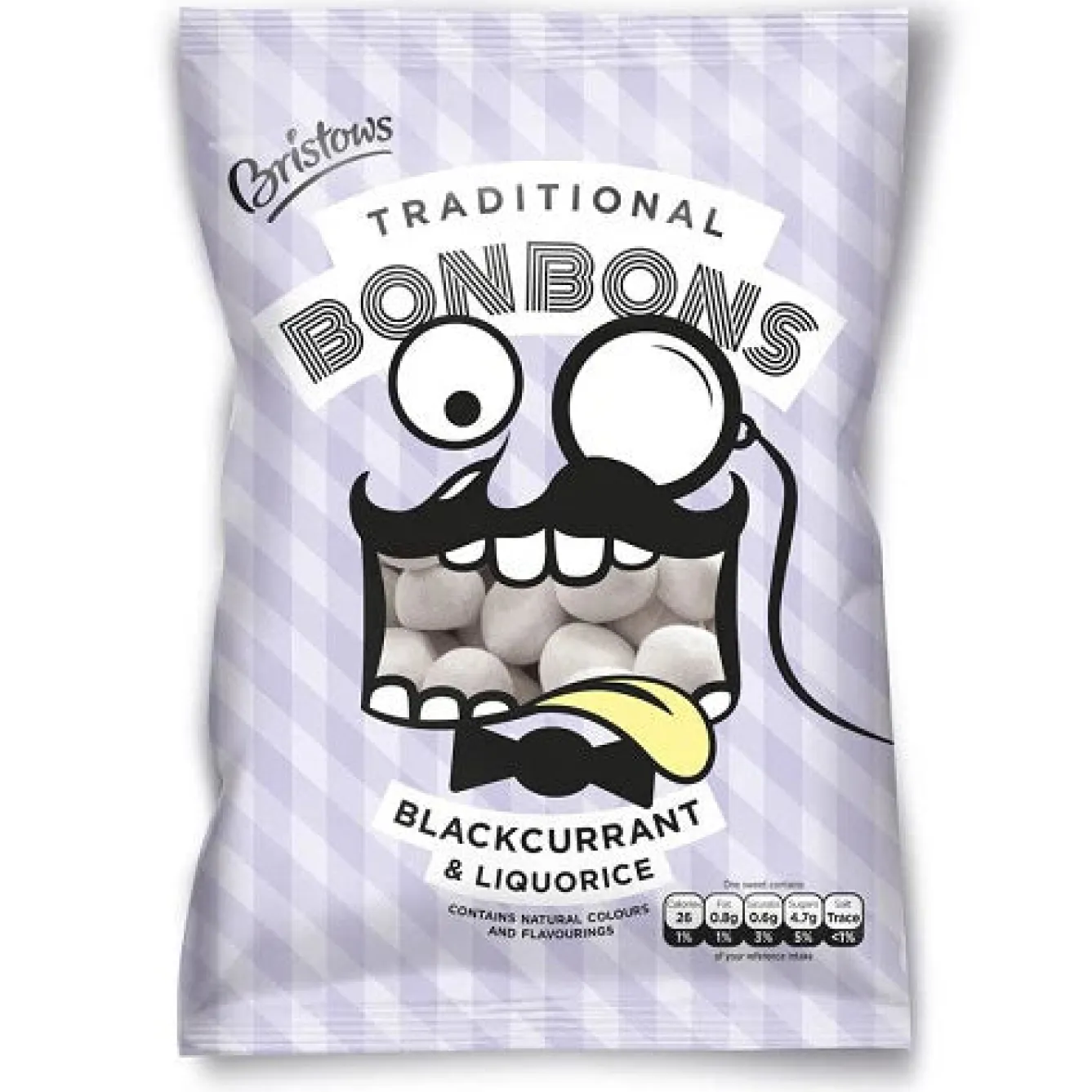 Tea & Biscuits Bristows Blackcurrant & Liquorice Bon Bons- Sweets/Candy