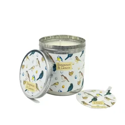 Heaven Scent British Birds- Bergamot & Lemon Candle Tin- Home Fragrance