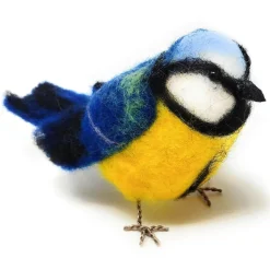 The Crafty Kit Co. British Birds - Blue Tit Needle Felting Kit- Crafts