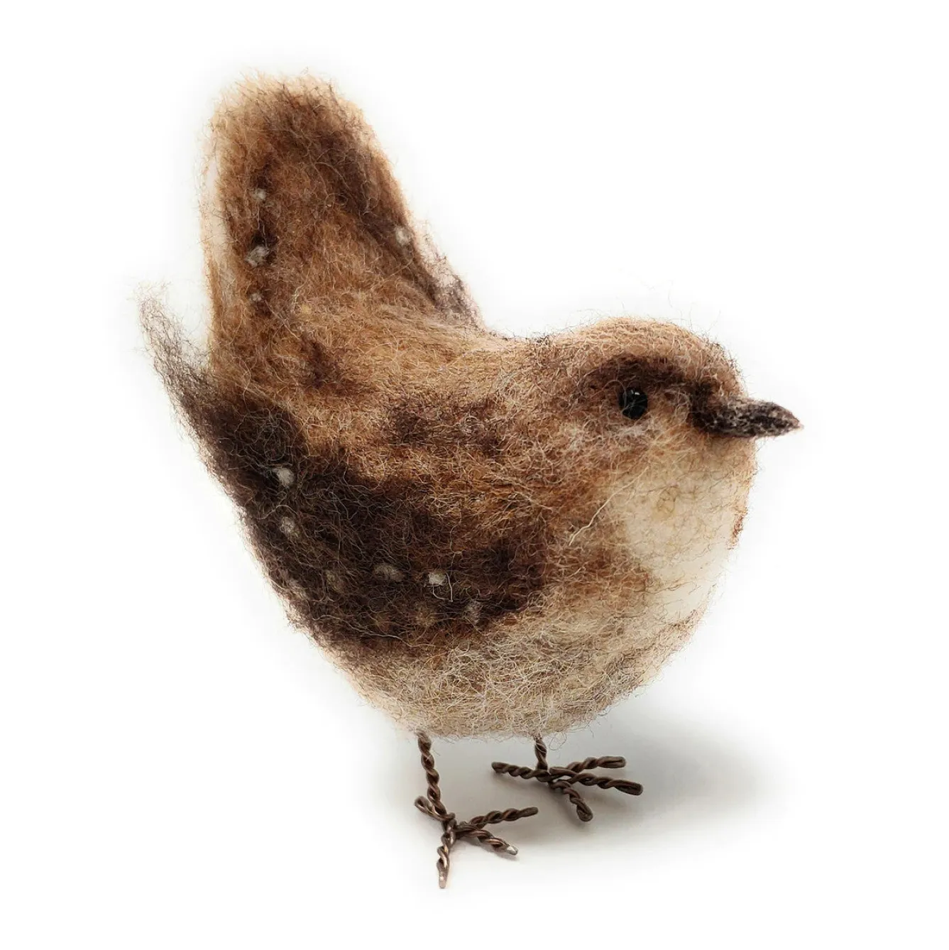 The Crafty Kit Co. British Birds - Jenny Wren Needle Felting Kit- Crafts