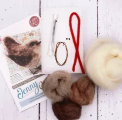 The Crafty Kit Co. British Birds - Jenny Wren Needle Felting Kit- Crafts