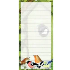 Emma Ball British Birds Lined Magnetic Pad- Stationery