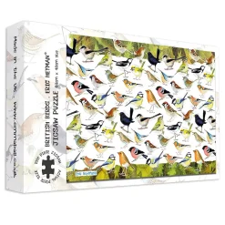 Emma Ball British Birds 1000 Piece Jigsaw Puzzle- Puzzles
