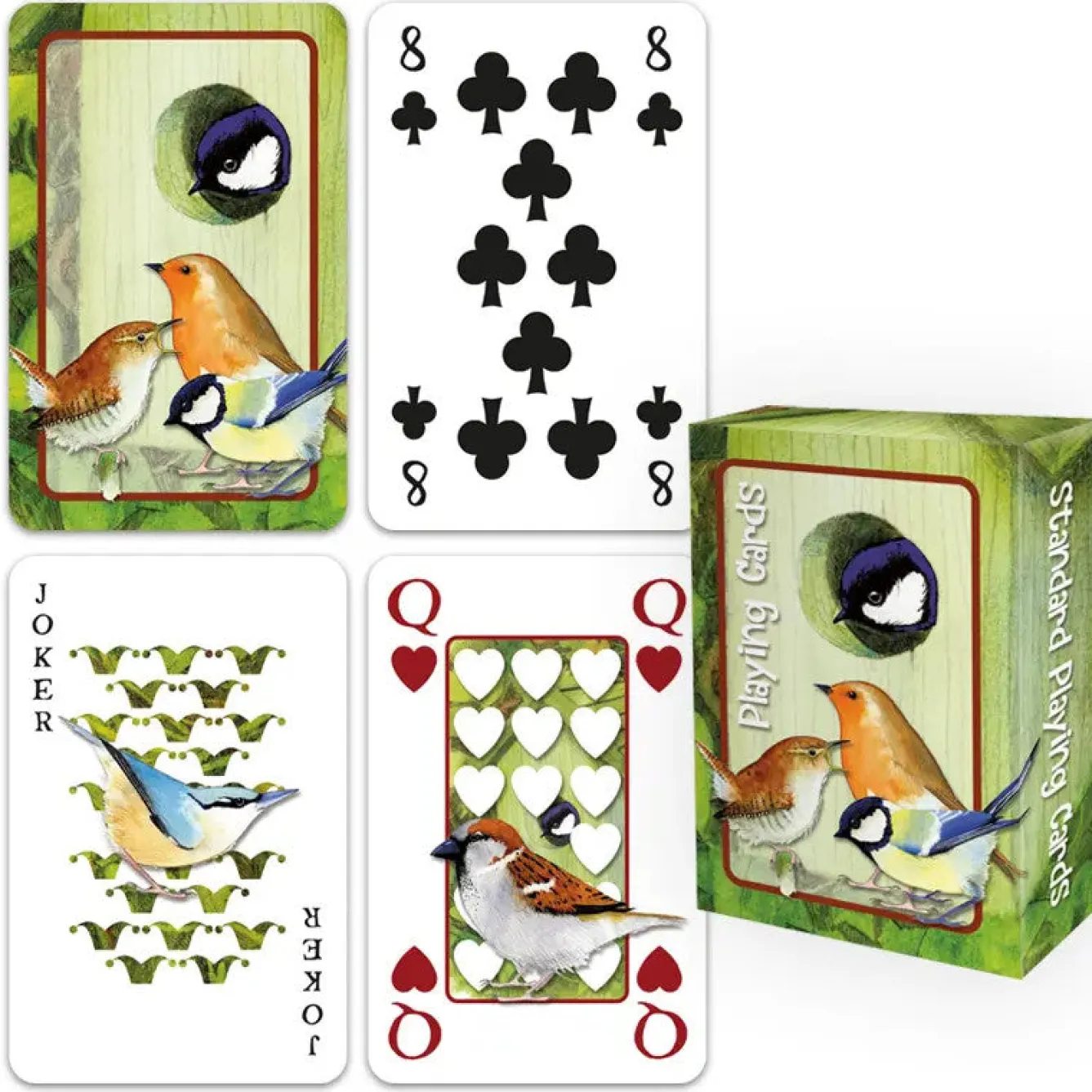 Emma Ball British Birds Playing Cards- Puzzles|Children