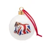 Alison Gardiner British Bulldog Bauble Boxed- Christmas Decorations|Seasonal Decor