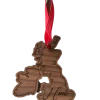Gone with the Grain British Isles Walnut Decoration- Christmas Decorations|Christmas