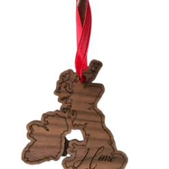 Gone with the Grain British Isles Walnut Decoration- Christmas Decorations|Christmas