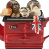 Ceramic Inspirations British Roast Dinner Large Aga Teapot - Red- Tea|Teapots