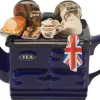 Ceramic Inspirations British Roast Dinner Large Aga Teapot - Blue- Tea|Teapots