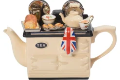 Ceramic Inspirations British Roast Dinner Large Aga Teapot - Cream- Tea|Teapots