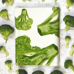 Corinne Alexander Broccoli Tea Towel by- Tea|Tea Towels