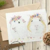 Jen Winnett Bubble and Squeak Blank Greetings Eco Card- Pets|Greeting Cards
