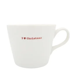 Keith Brymer Jones Bucket Mug - I *heart* Christmas- Christmas