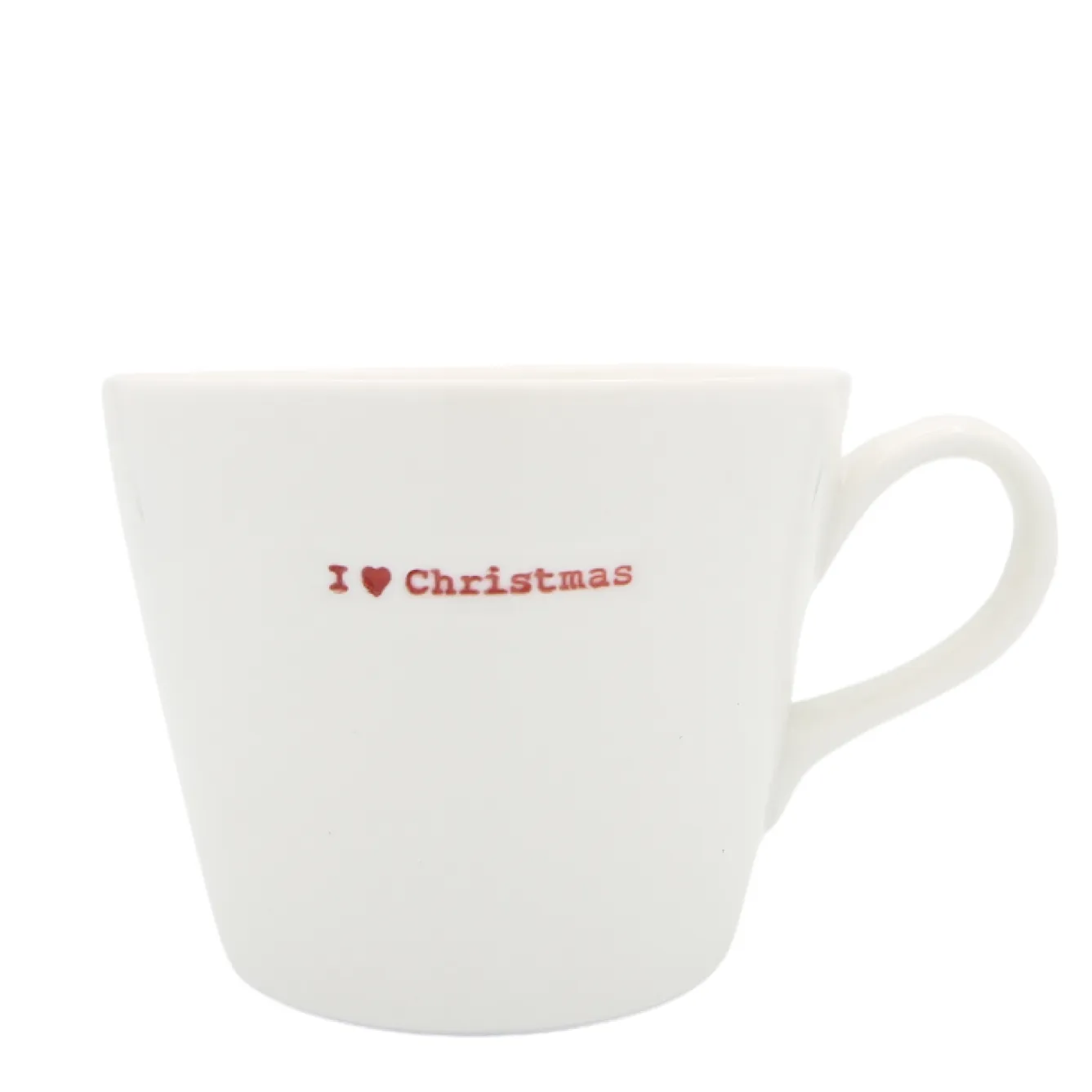 Keith Brymer Jones Bucket Mug - I *heart* Christmas- Christmas