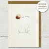 Ginger Betty Bumble Bee Happy Greeting Card- Greeting Cards