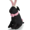Amica Felt Bunny Earred Sitting Black Labrador Felt Decoration- Easter|Seasonal Decor