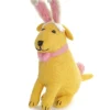 Amica Felt Bunny Earred Sitting Yellow Labrador Felt Decoration- Easter|Seasonal Decor