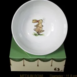 Two Bad Mice Bunny Exploring Large Bone China Bowl- Bowls & Dishes