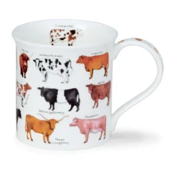 Dunoon Bute Animal Breeds Mug- Animals|Animals
