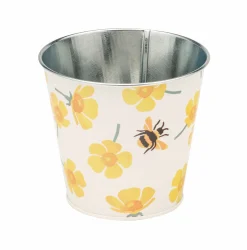 Emma Bridgewater Buttercup Set 3 Round Tin Herb Pots- Gardening|Gardening