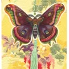 Madame Treacle Butterfly Hanging Fandangle Card with Tassel- Greeting Cards
