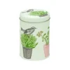 Thornback & Peel Cactus & Bird Round Caddy- Tea|Tea Caddies