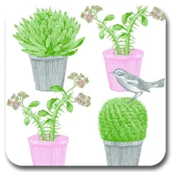 Thornback & Peel Cactus and Bird Pot Stand- Melamine