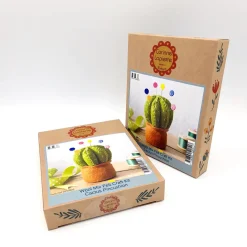 Corinne Lapierre Cactus Pincushion Wool Mix Felt Craft Kit- Crafts