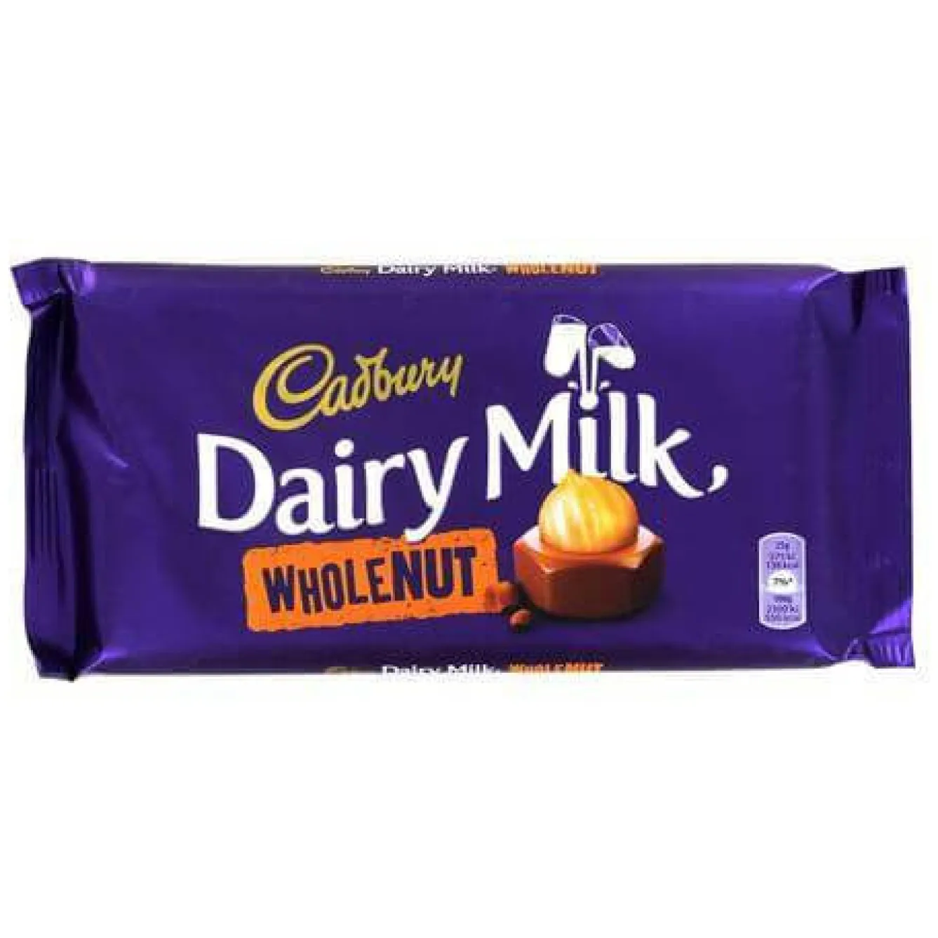 Cadbury Dairy Milk Whole Nut 180g- Tea|Chocolate