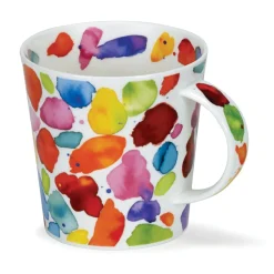 Dunoon Cairngorm Blobs Mug- Bright Colors