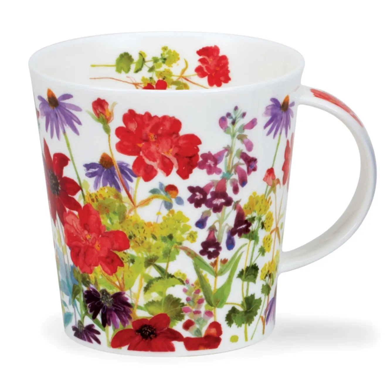 Dunoon Cairngorm Cottage Border Mug- Flowers & Garden