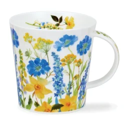 Dunoon Cairngorm Cottage Border Mug- Flowers & Garden