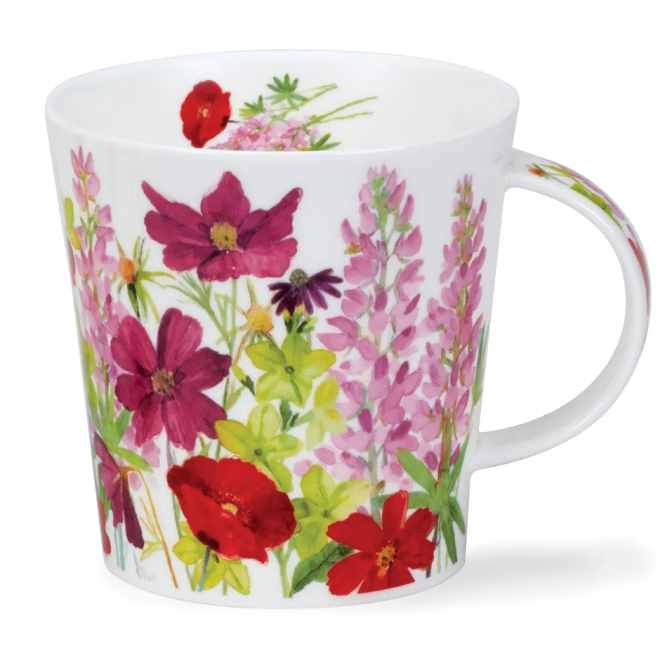 Dunoon Cairngorm Cottage Border Mug- Flowers & Garden
