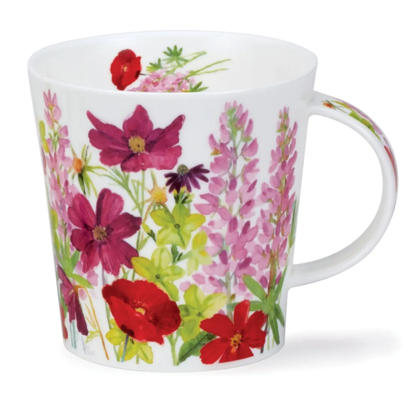 Dunoon Cairngorm Cottage Border Mug- Flowers & Garden