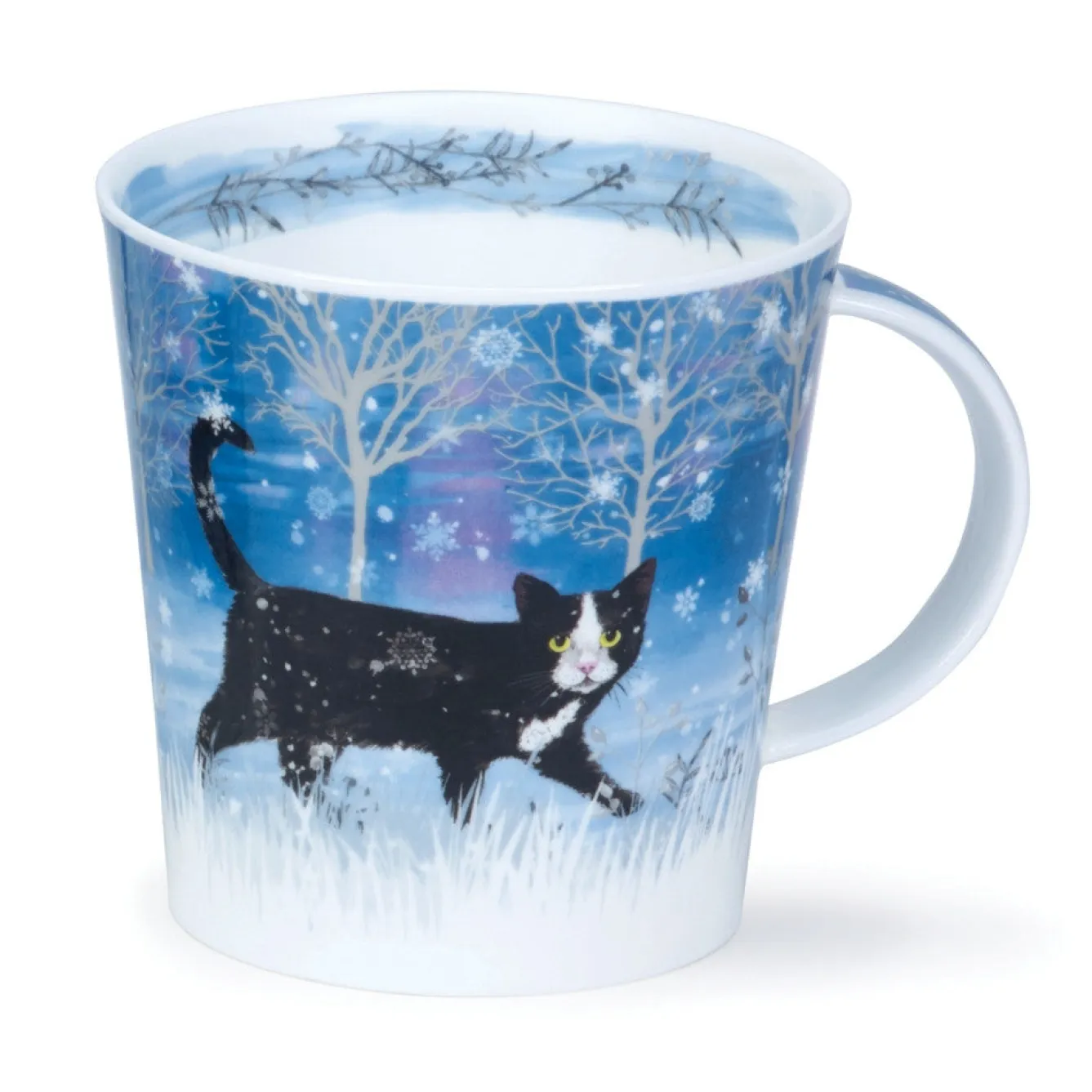 Dunoon Cairngorm Moonbeam Cat Mug- Christmas|Animals