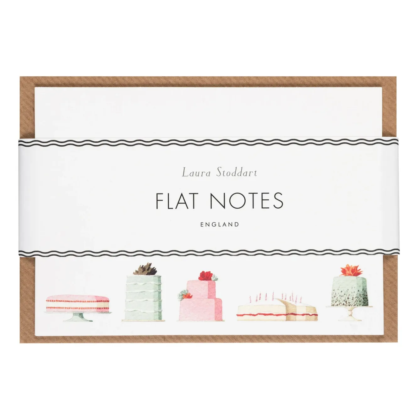 Laura Stoddart Cakes Flat Notes Set- Stationery