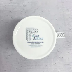 Alex Allday Camelia Fine Bone China Mug- Tea|Blues