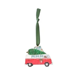 Lottie Murphy Camper Van Wooden Christmas Decoration- Christmas