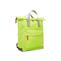 Ori London Canfield B Lime Recycled Nylon Backpack - Medium- Bags