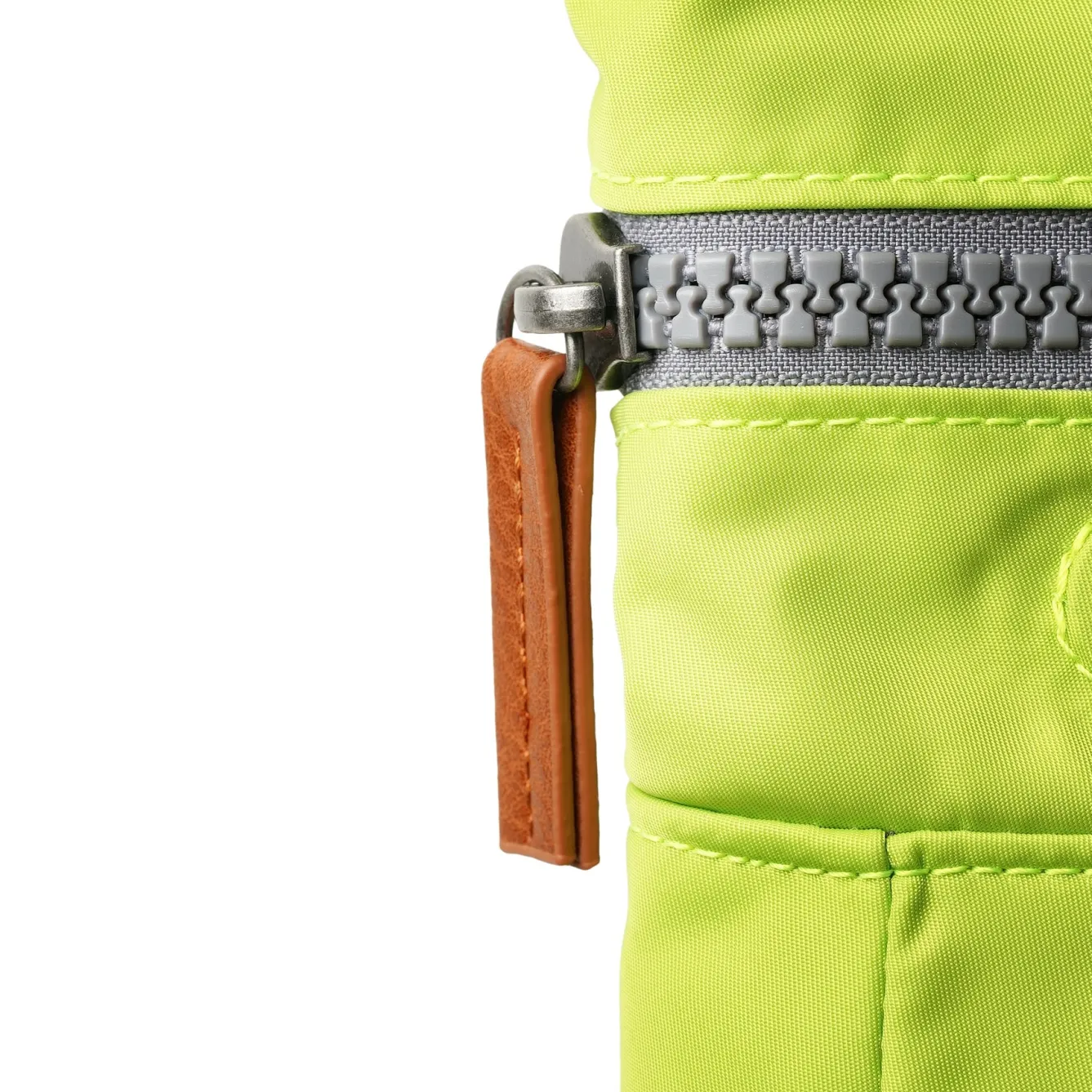 Ori London Canfield B Lime Recycled Nylon Backpack - Medium- Bags