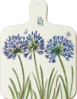 Emma Ball Caroline Cleave Agapanthus Mini Chopping Board- Kitchenware|Chopping Boards